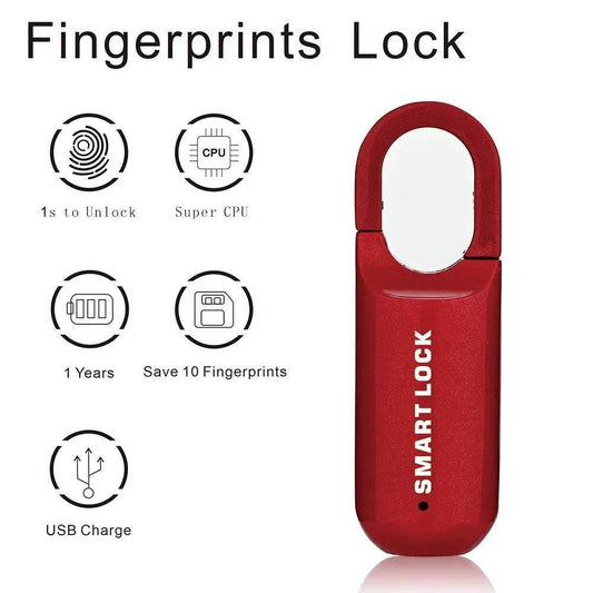 Mini Fingerprint Padlock Smart Touch - Dabfavshop
