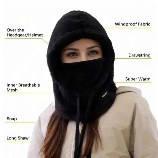 Thermal Windproof Ski Hood Full Face Mask