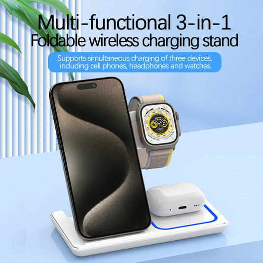 LED Fast Wireless Charging Station - Dabfavshop
