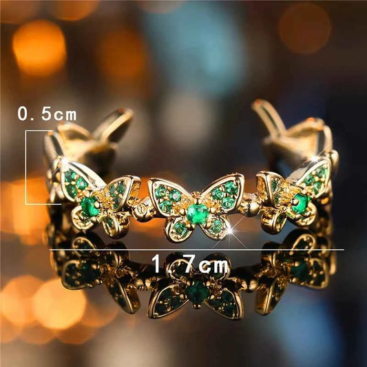 Butterfly Adjustable Ring