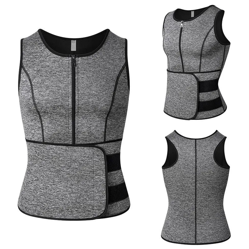 Men Slimming Compression Body Shaper Waist Trainer Vest Dabfavshop