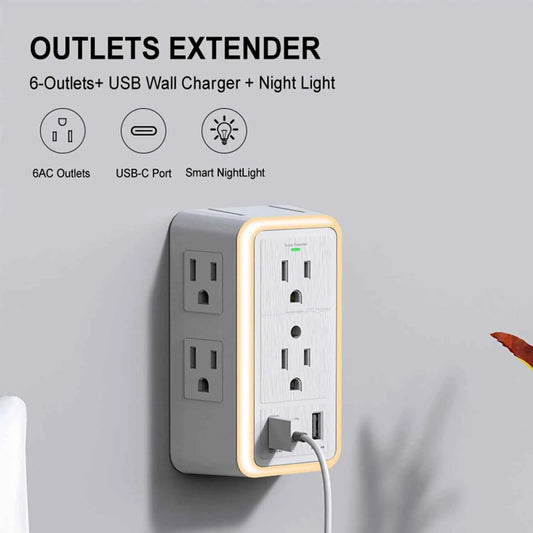 Safe Connect: Surge Protector Outlet Hub