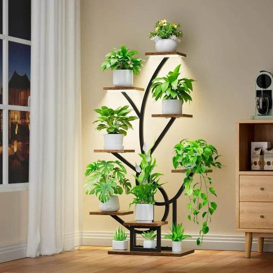 GlowGrow 8-Tier Plant Stand – Elevate & Illuminate! - Dabfavshop