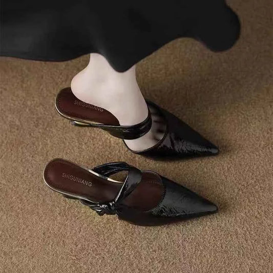 Slip-on Pointed Toe Sandals for Women