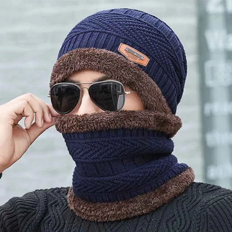Thermal Plush Hat Hood Scarf and Mask Ear Protection Windproof Thick Design