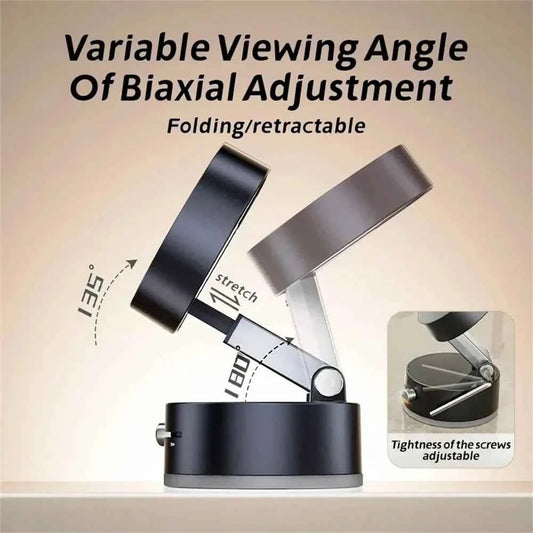 Portable Vacuum Magnetic Mobile Phone Bracket Adjustable Double-Sided Suction Cup Holder Lazy Stand For All Smartphone