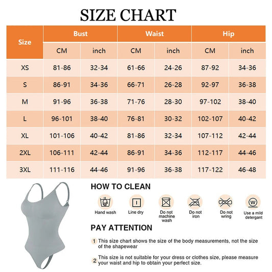 Smoothing Shapewear Bodysuit for Women Faja Full Body Shaper Thong Soft Body Shaping Sculpting Breast Slimming Underwear Dabfavshop