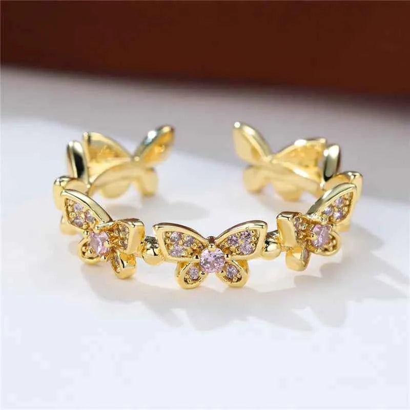 Butterfly Adjustable Ring