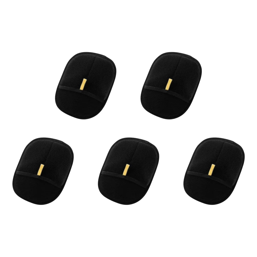 Set of five black electrostatic pet hair removers designed for effective cleaning on various surfaces