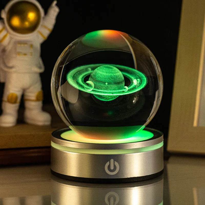 3D Space LED Crystal Ball Lamp - Dabfavshop