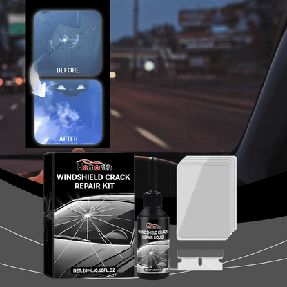 Windshield Crack Repair UV Adhesive Solution - Dabfavshop