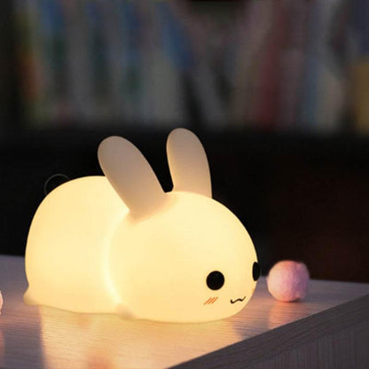 Colorful Rabbit Silicone LED Sleeping Aid Collectible - Dabfavshop