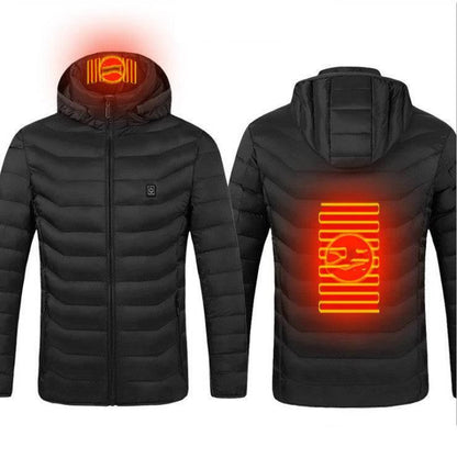 USB Electric Heated Jacket, 3+2 Heating Zone Cover The Upper Body - Dabfavshop