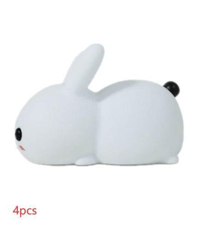 Colorful Rabbit Silicone LED Sleeping Aid Collectible - Dabfavshop