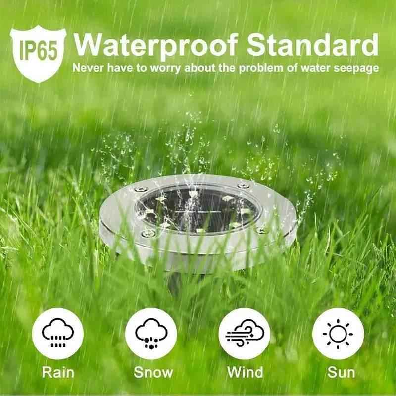 Waterproof Solar Ground LED Lights