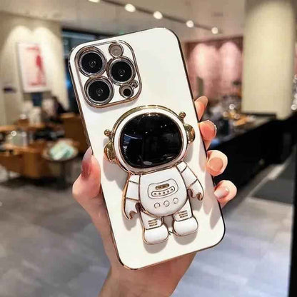 Astronaut Stand Silicone Cover Case For Iphone