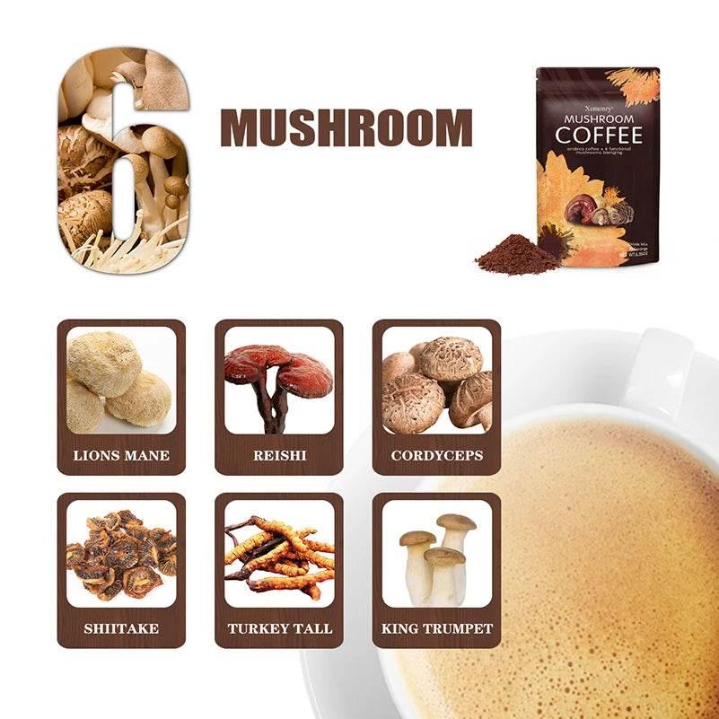 Organic Mushroom Coffee - Supports Immune, Focus, Concentration, Stress, Digestion & Energy - Dabfavshop