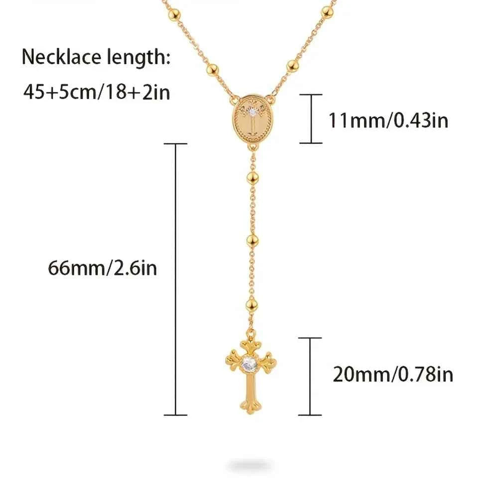 Italian 925 Sterling Silver or 18K Gold Plated Rosary