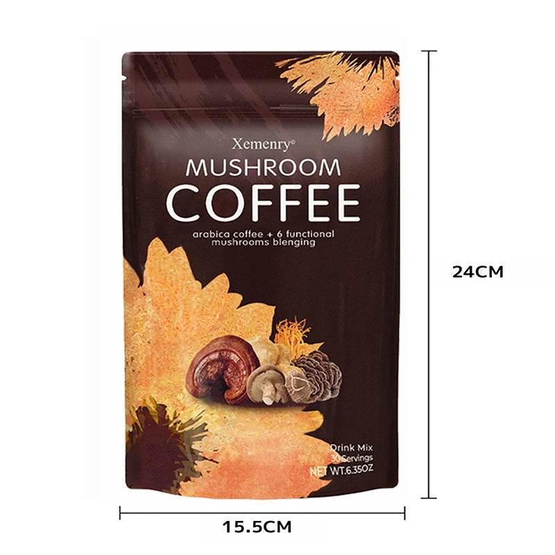 Organic Mushroom Coffee - Supports Immune, Focus, Concentration, Stress, Digestion & Energy - Dabfavshop