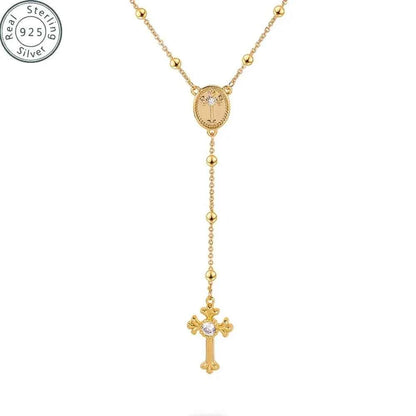 Italian 925 Sterling Silver or 18K Gold Plated Rosary