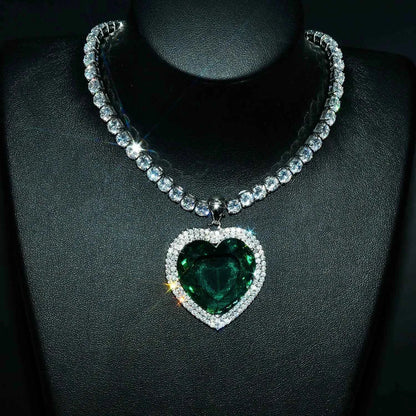 Heart Sea Crystal necklace
