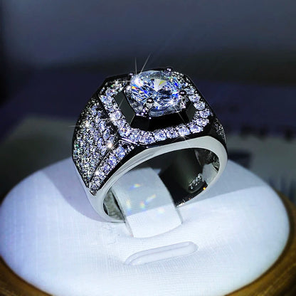 925 Sterling Silver AAA Crystal Zircon Ring Dabfavshop
