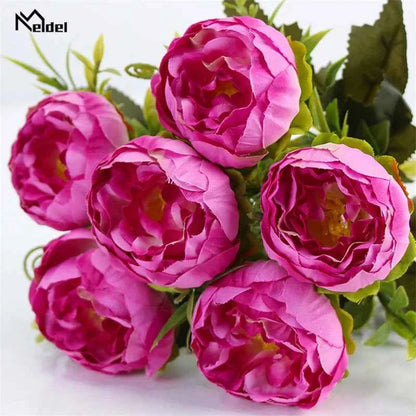 Big Silk Bouquet 6 Heads Artificial Flowers