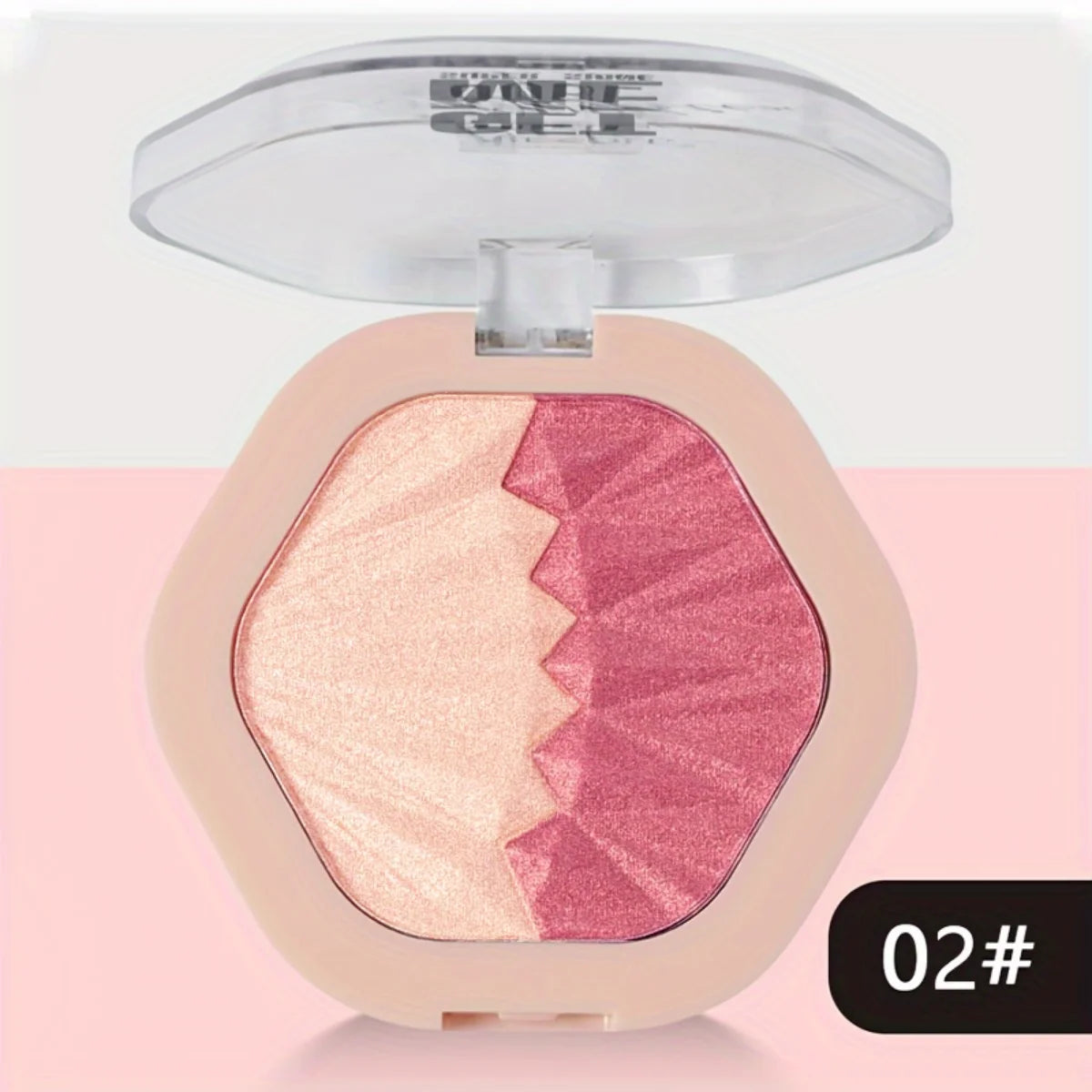 Natural fine shimmer eye shadow blush for multiple uses