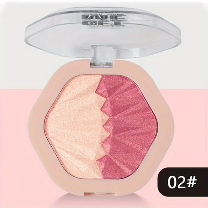 Natural fine shimmer eye shadow blush for multiple uses