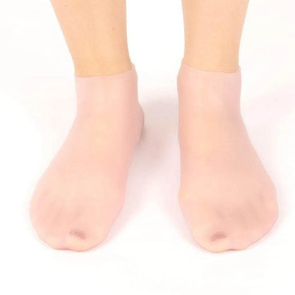 Silicone Socks Moisturizing Gel Socks Exfoliating and Preventing Dryness Spa Foot Care - Dabfavshop