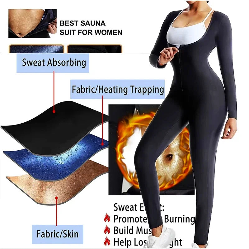 Body Shaper Sauna Jumpsuit - Dabfavshop