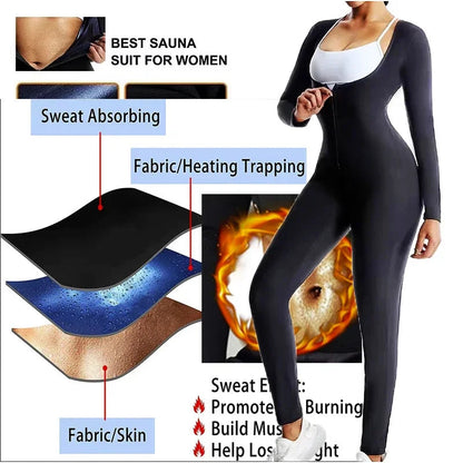 Body Shaper Sauna Jumpsuit - Dabfavshop