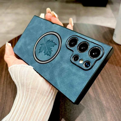 Retro Leather Case For Samsung Galaxy S26 S25 S24 S23 S22 S21 Note 20 Ultra FE Note20 S 26 25 24 S24FE S25FE For Magsafe Cover