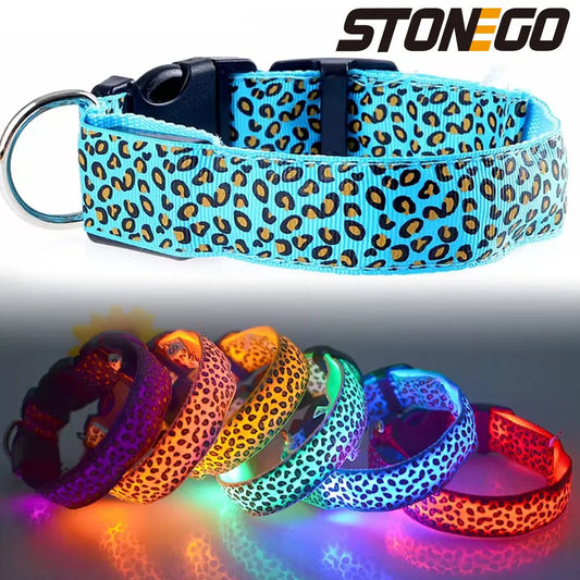 LED Leopard Dog Collar - Dabfavshop