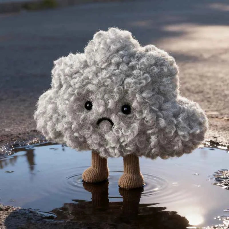 16cm Soft Sad Clouds Plush Toys