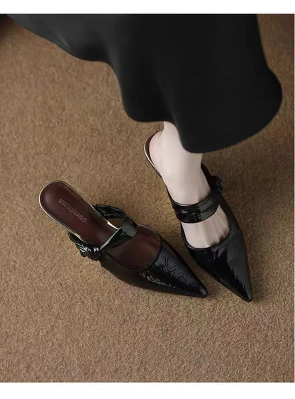 Slip-on Pointed Toe Sandals for Women
