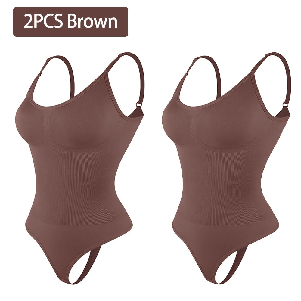 Smoothing Shapewear Bodysuit for Women Faja Full Body Shaper Thong Soft Body Shaping Sculpting Breast Slimming Underwear Dabfavshop