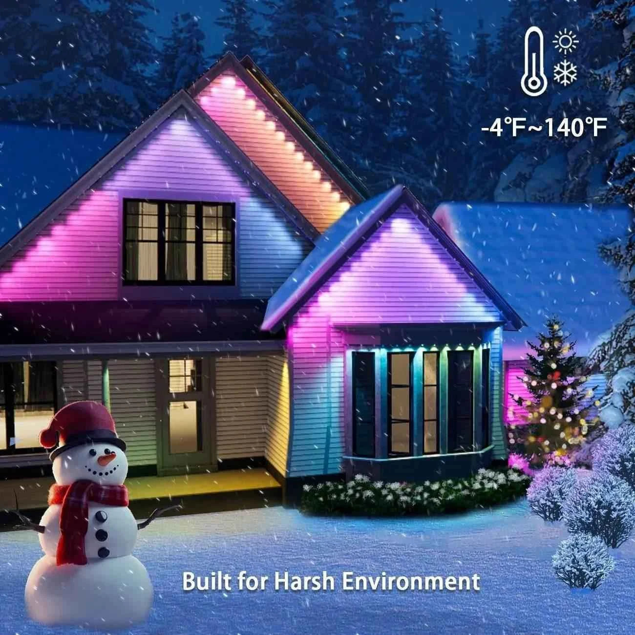 Permanent RGBIC LED Smart Outdoor Lights