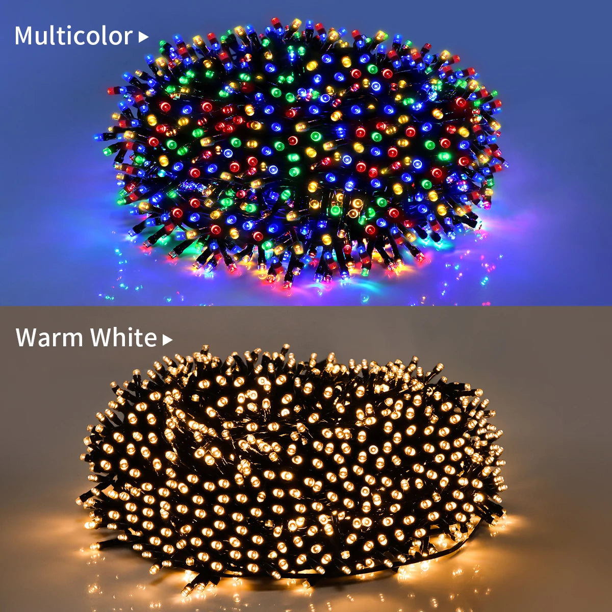 Solar Panel Fast Charge Outdoor String Fairy Light 100M 1000 LED Waterproof Large Lamp Christmas Garden Decor Dabfavshop