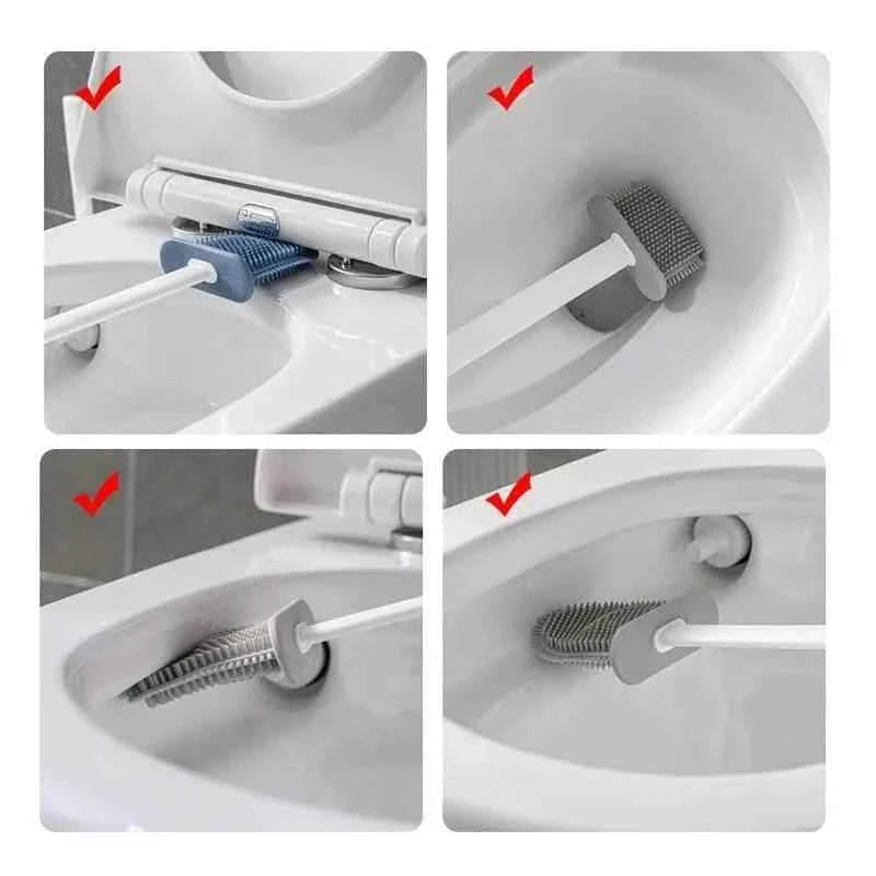 Wall Hanging Toilet Brush With Holder