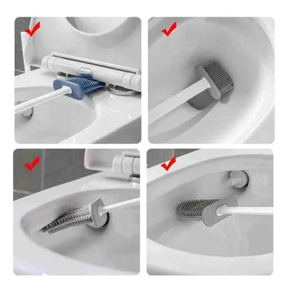 Wall Hanging Toilet Brush With Holder