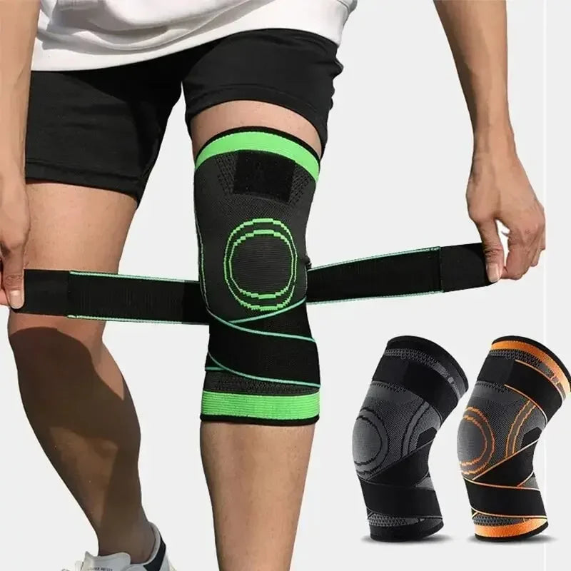 Knee Compressions Sleeve with Adjustable Straps for Running Working Out and Sports Wearing All Day Dabfavshop