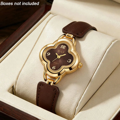 1PC new ladies' elegant quartz watch, perfect for daily wear, with a light luxury texture