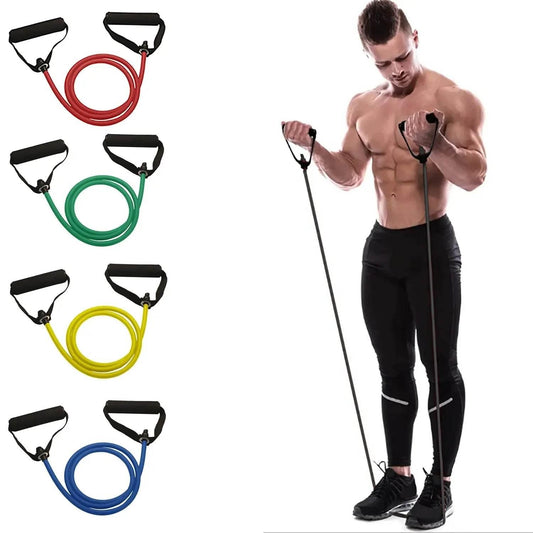 Workout Resistance Bands With Handles Training Equipment At Home - Dabfavshop