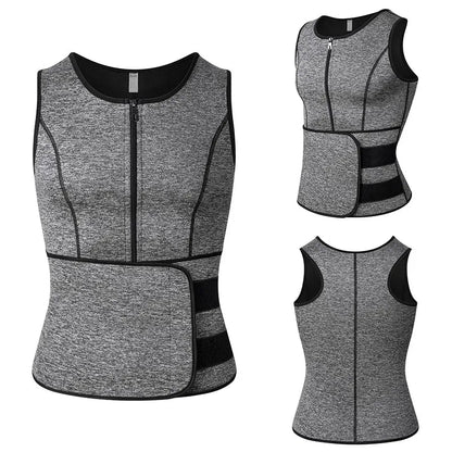 Men  Slimming Compression Body Shaper Waist Trainer Vest Dabfavshop
