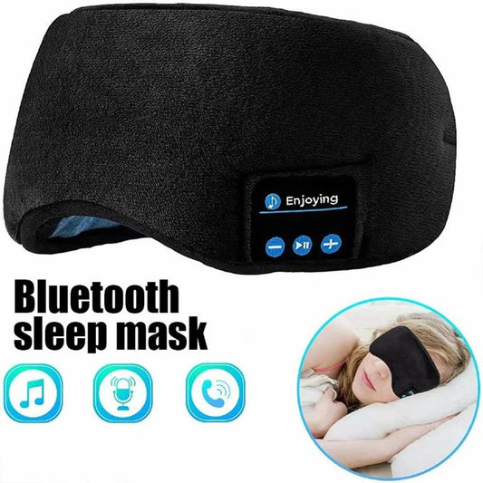 Bluetooth Earphones Sleeping Headband Elastic Wireless Eye Mask - Dabfavshop