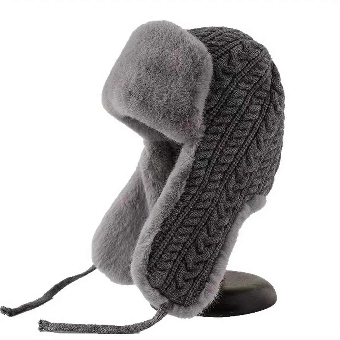 Extended Ear Flaps - Windproof Winter Cap