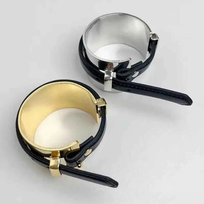 Metal Bangle Golden Wrist Jewelry Belt