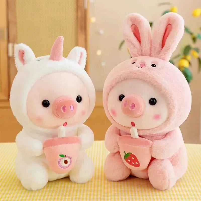 25cm Bubble Pig Plush Toy