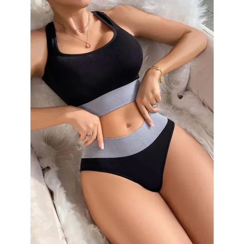 Women Seamless Bra Underwear Set